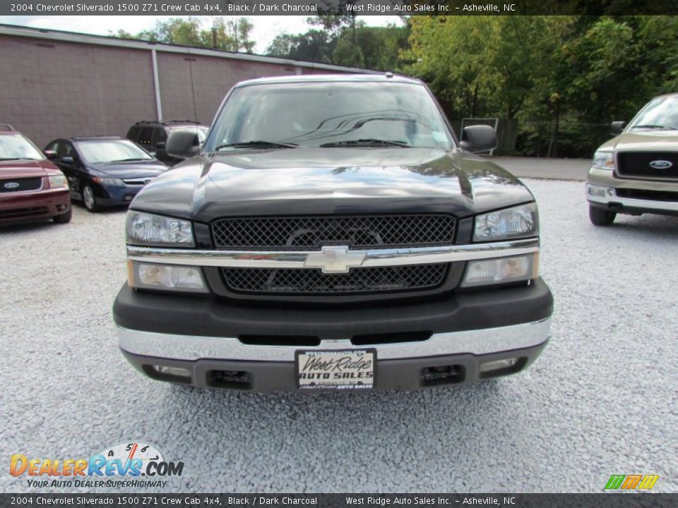 2004 Chevrolet Silverado 1500 Z71 Crew Cab 4x4 Black / Dark Charcoal Photo #12