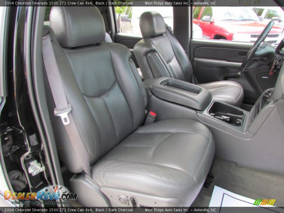 2004 Chevrolet Silverado 1500 Z71 Crew Cab 4x4 Black / Dark Charcoal Photo #13