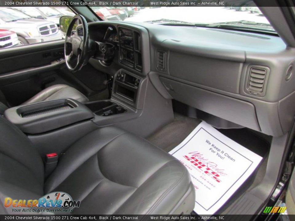 2004 Chevrolet Silverado 1500 Z71 Crew Cab 4x4 Black / Dark Charcoal Photo #14