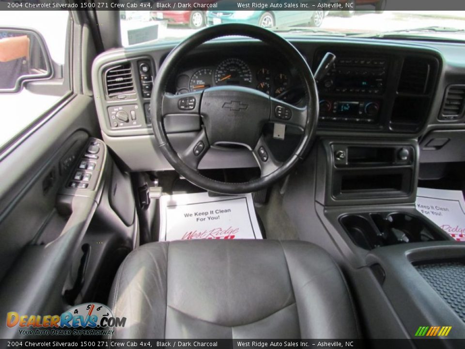 2004 Chevrolet Silverado 1500 Z71 Crew Cab 4x4 Black / Dark Charcoal Photo #20