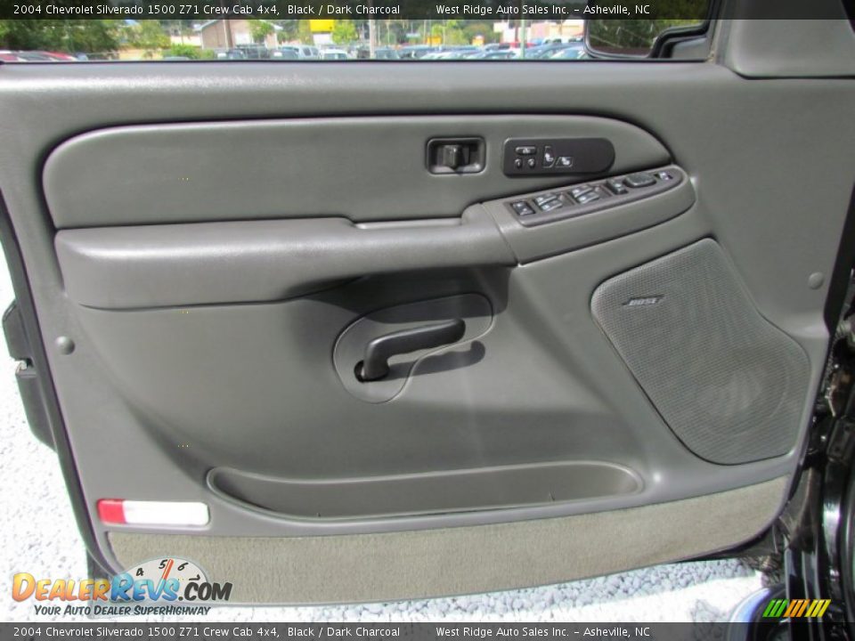 2004 Chevrolet Silverado 1500 Z71 Crew Cab 4x4 Black / Dark Charcoal Photo #22