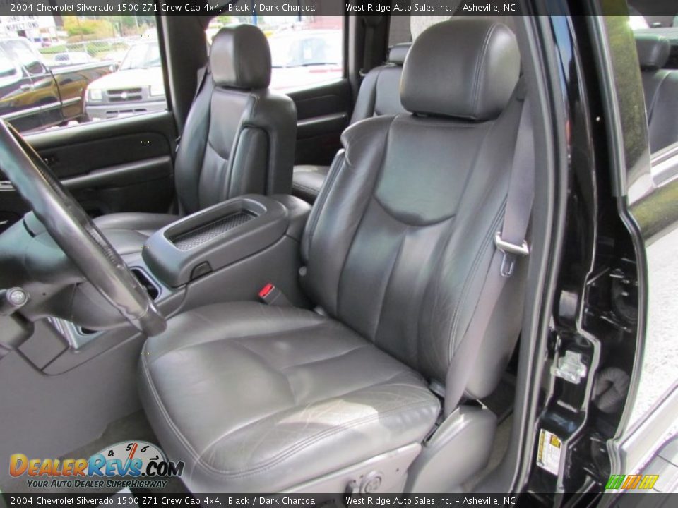 2004 Chevrolet Silverado 1500 Z71 Crew Cab 4x4 Black / Dark Charcoal Photo #23