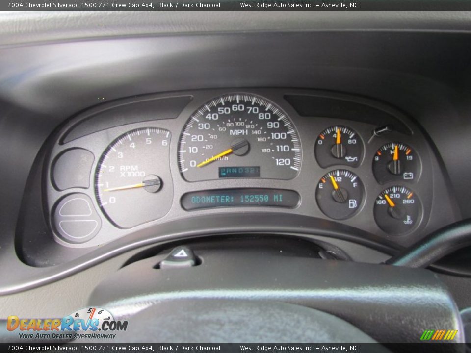 2004 Chevrolet Silverado 1500 Z71 Crew Cab 4x4 Black / Dark Charcoal Photo #26