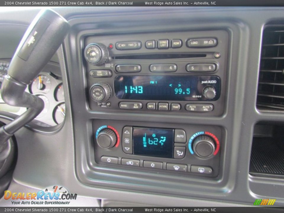 2004 Chevrolet Silverado 1500 Z71 Crew Cab 4x4 Black / Dark Charcoal Photo #27