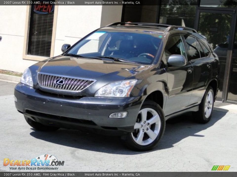2007 Lexus RX 350 AWD Flint Gray Mica / Black Photo #1