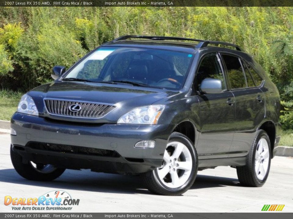 2007 Lexus RX 350 AWD Flint Gray Mica / Black Photo #2