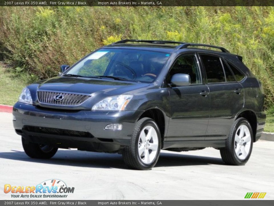 2007 Lexus RX 350 AWD Flint Gray Mica / Black Photo #9