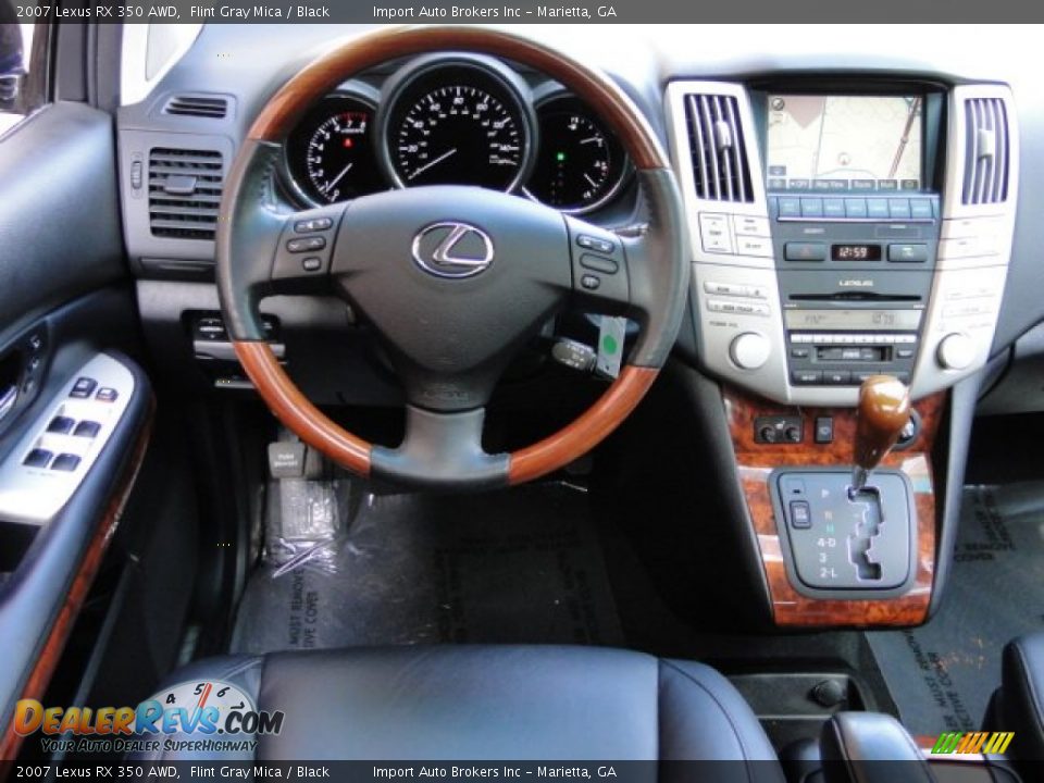 2007 Lexus RX 350 AWD Flint Gray Mica / Black Photo #12
