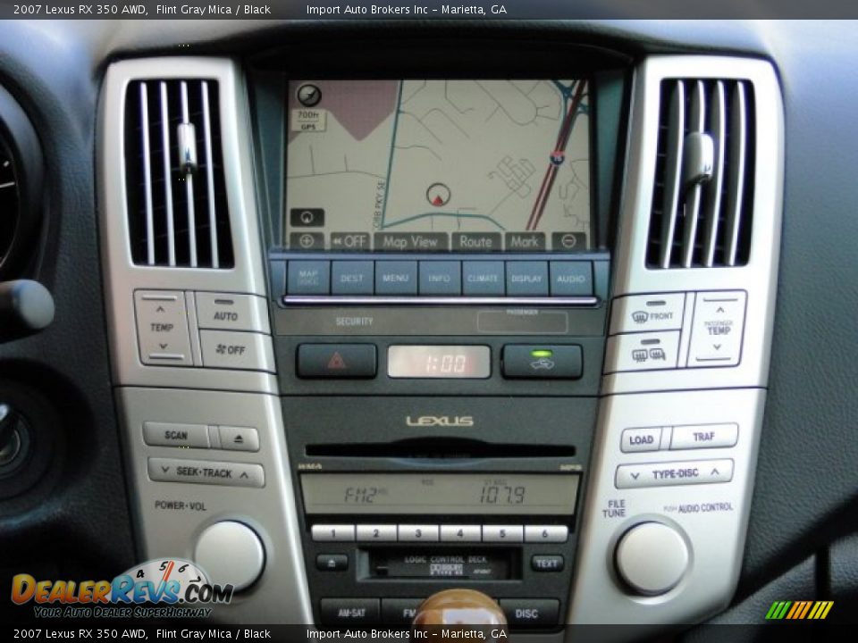 2007 Lexus RX 350 AWD Flint Gray Mica / Black Photo #13