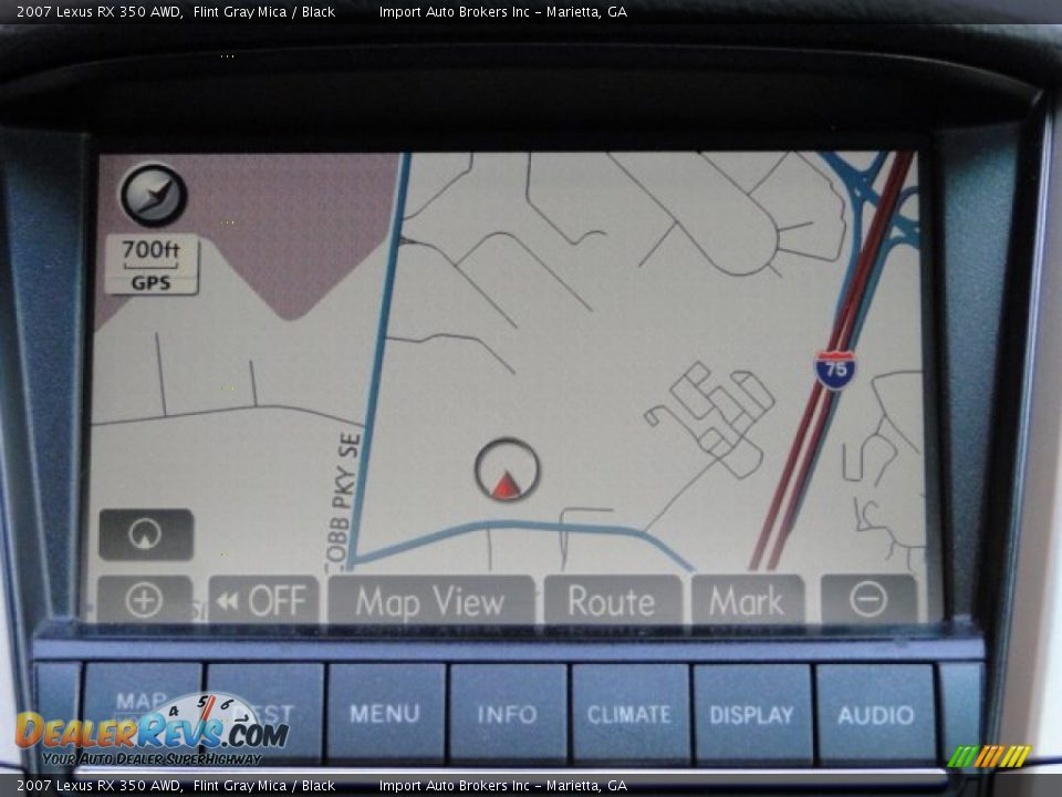 2007 Lexus RX 350 AWD Flint Gray Mica / Black Photo #14