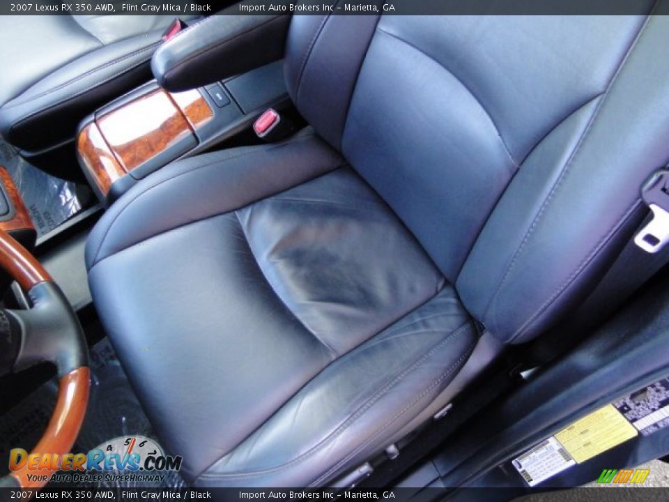 2007 Lexus RX 350 AWD Flint Gray Mica / Black Photo #20