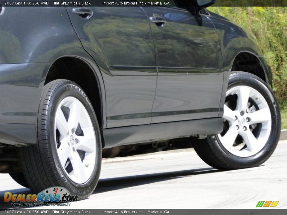 2007 Lexus RX 350 AWD Flint Gray Mica / Black Photo #23