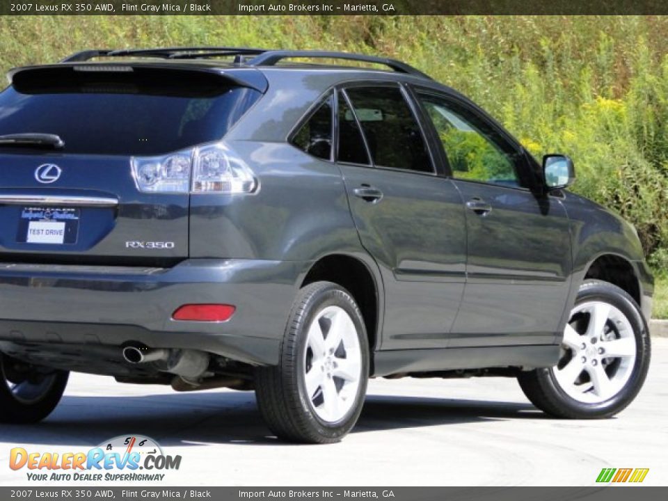 2007 Lexus RX 350 AWD Flint Gray Mica / Black Photo #26