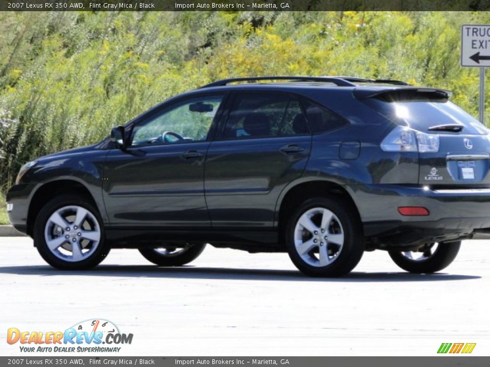 2007 Lexus RX 350 AWD Flint Gray Mica / Black Photo #27