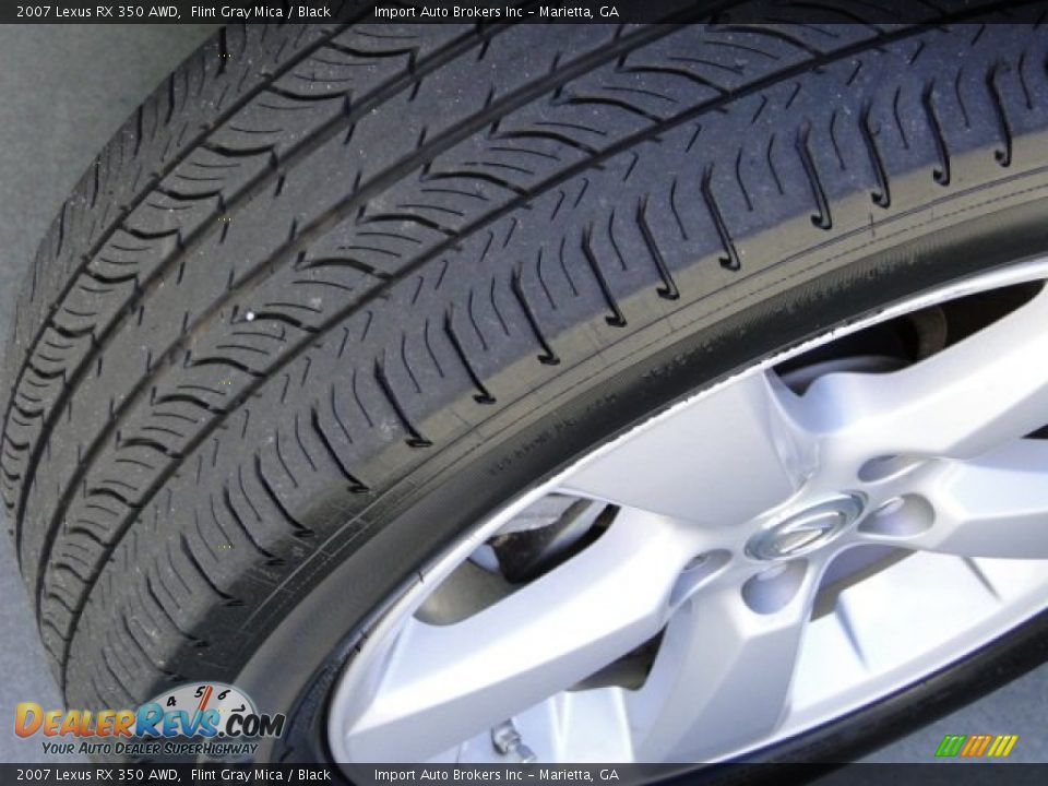 2007 Lexus RX 350 AWD Flint Gray Mica / Black Photo #29