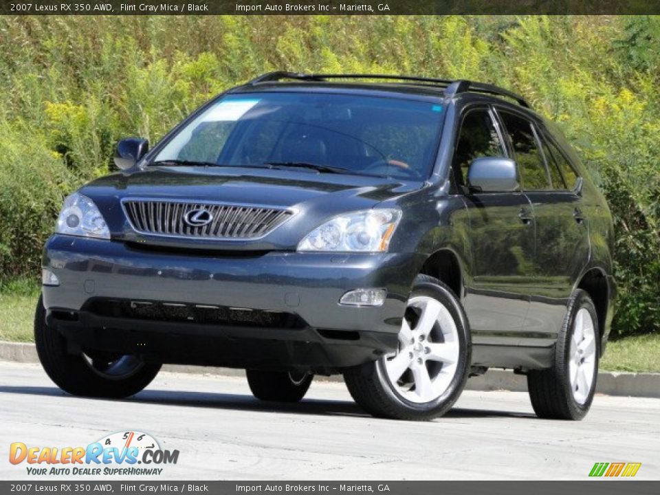 2007 Lexus RX 350 AWD Flint Gray Mica / Black Photo #30