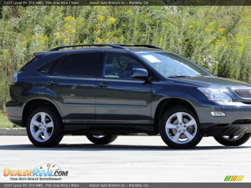 2007 Lexus RX 350 AWD Flint Gray Mica / Black Photo #34