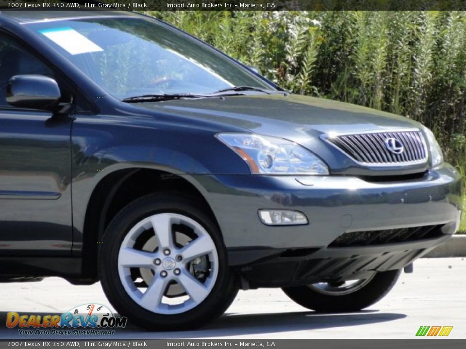 2007 Lexus RX 350 AWD Flint Gray Mica / Black Photo #35