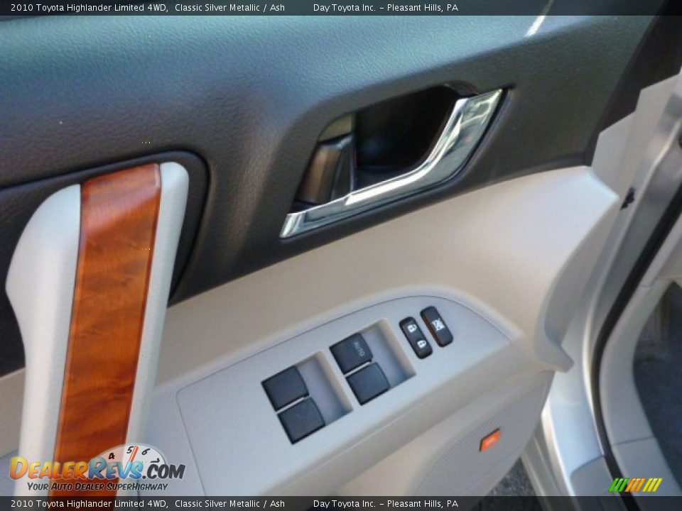 2010 Toyota Highlander Limited 4WD Classic Silver Metallic / Ash Photo #14