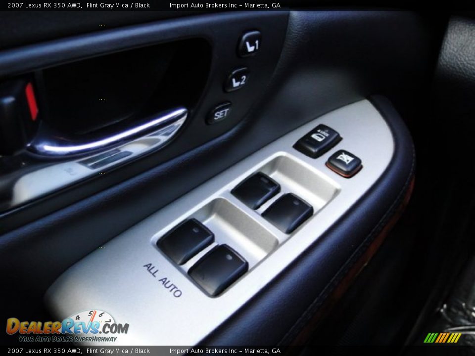 2007 Lexus RX 350 AWD Flint Gray Mica / Black Photo #36