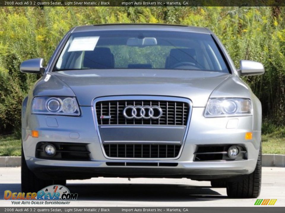 2008 Audi A6 3.2 quattro Sedan Light Silver Metallic / Black Photo #7