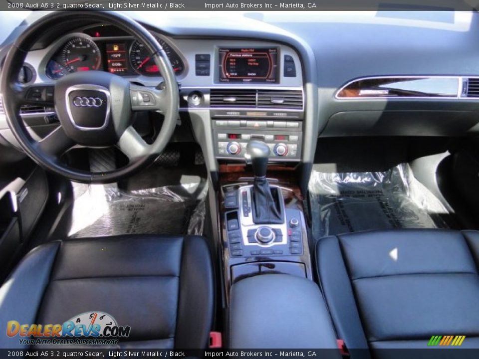 2008 Audi A6 3.2 quattro Sedan Light Silver Metallic / Black Photo #13