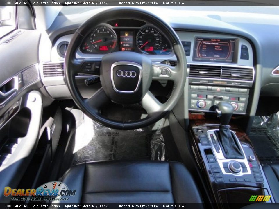 2008 Audi A6 3.2 quattro Sedan Light Silver Metallic / Black Photo #14