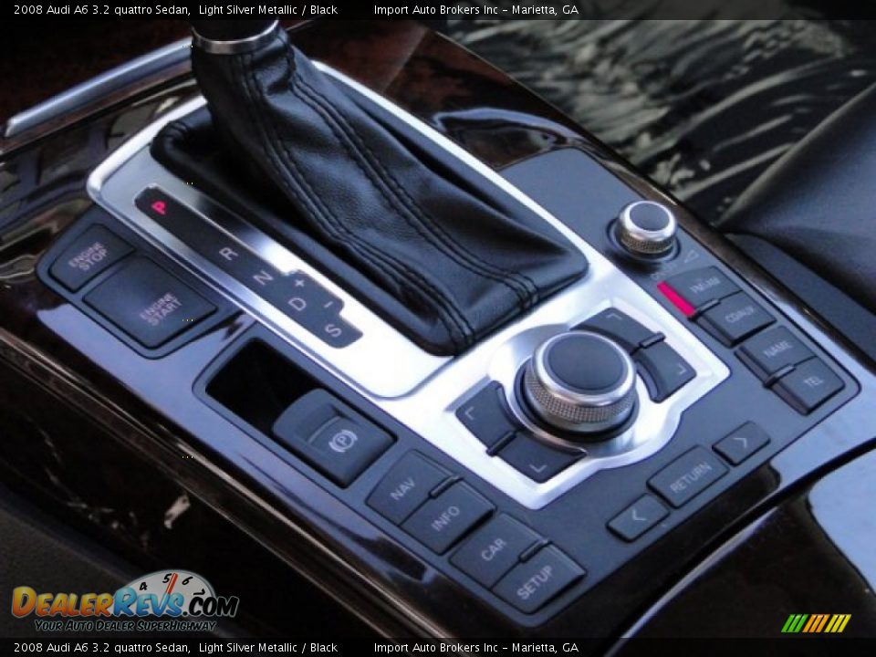 2008 Audi A6 3.2 quattro Sedan Light Silver Metallic / Black Photo #20