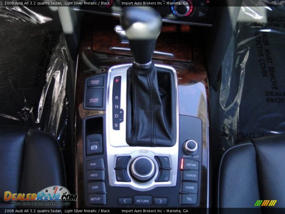 2008 Audi A6 3.2 quattro Sedan Light Silver Metallic / Black Photo #21