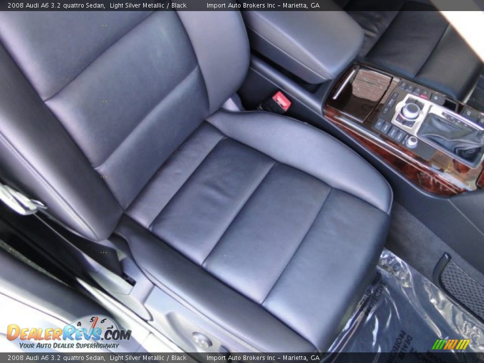 2008 Audi A6 3.2 quattro Sedan Light Silver Metallic / Black Photo #23