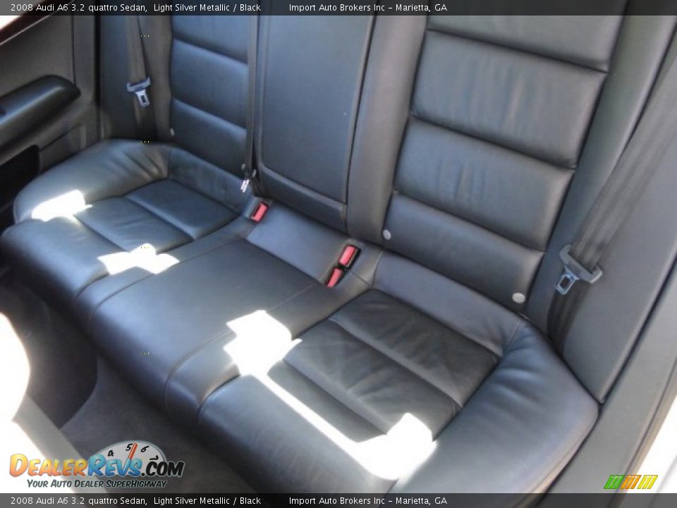 2008 Audi A6 3.2 quattro Sedan Light Silver Metallic / Black Photo #24