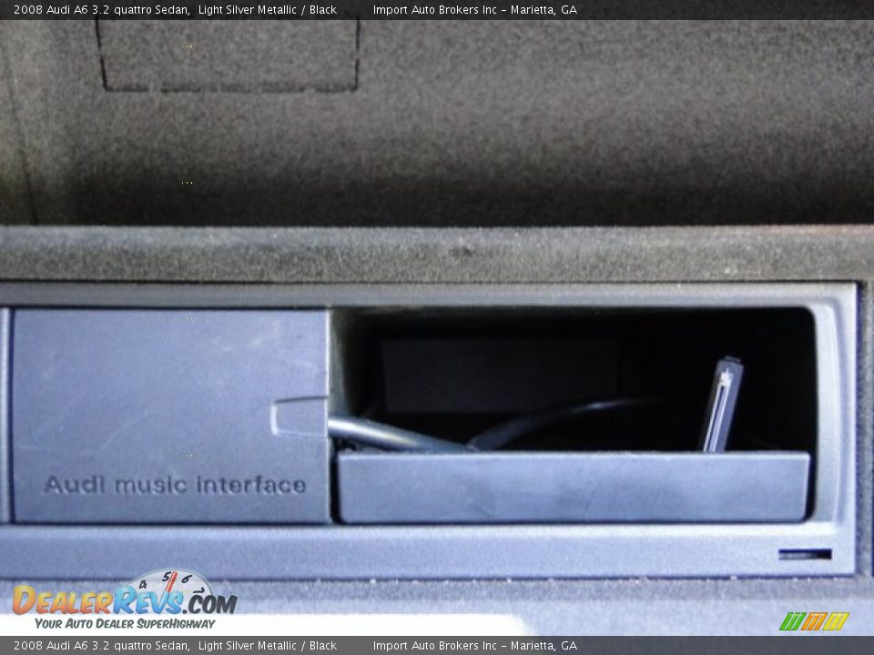 2008 Audi A6 3.2 quattro Sedan Light Silver Metallic / Black Photo #26