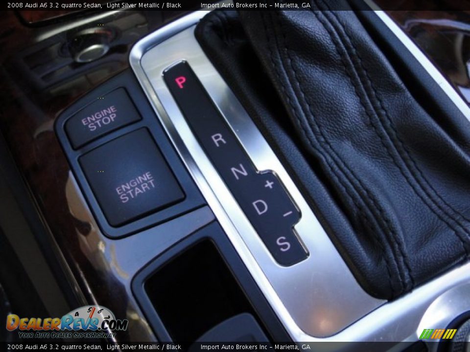 2008 Audi A6 3.2 quattro Sedan Light Silver Metallic / Black Photo #27