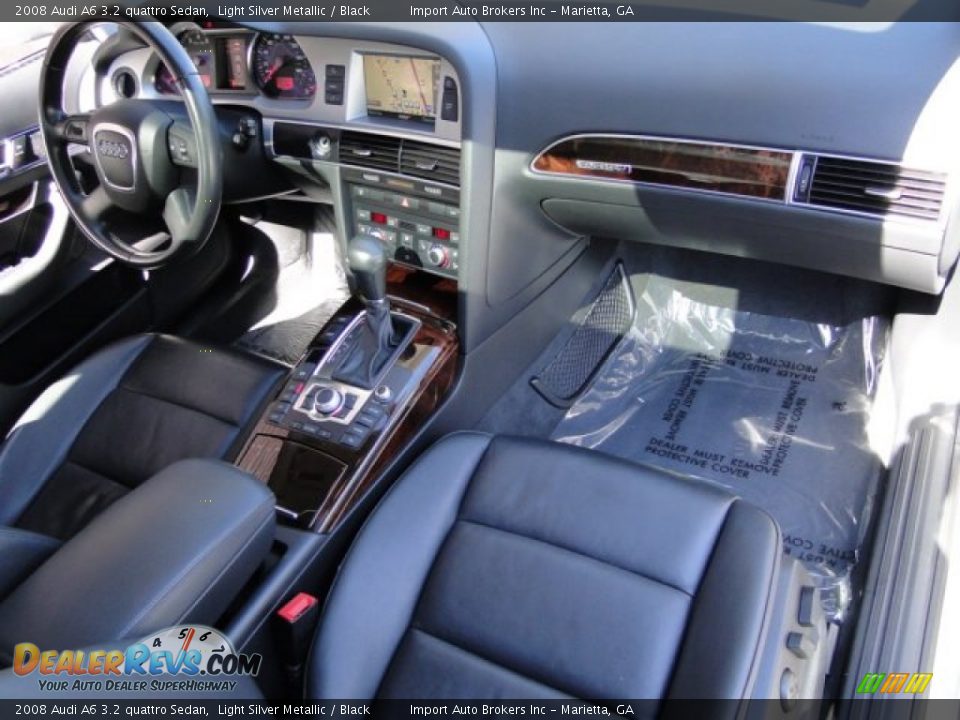 2008 Audi A6 3.2 quattro Sedan Light Silver Metallic / Black Photo #28