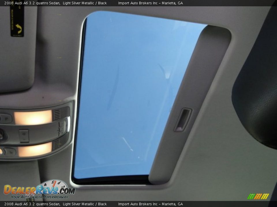 2008 Audi A6 3.2 quattro Sedan Light Silver Metallic / Black Photo #30