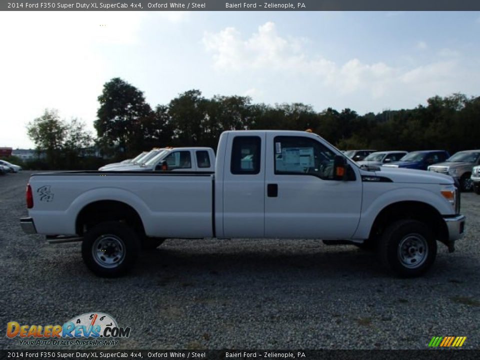 2014 Ford F350 Super Duty XL SuperCab 4x4 Oxford White / Steel Photo #1