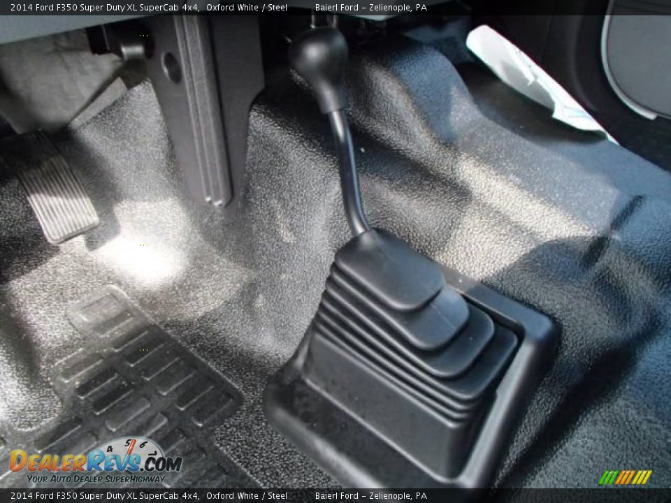 2014 Ford F350 Super Duty XL SuperCab 4x4 Oxford White / Steel Photo #14