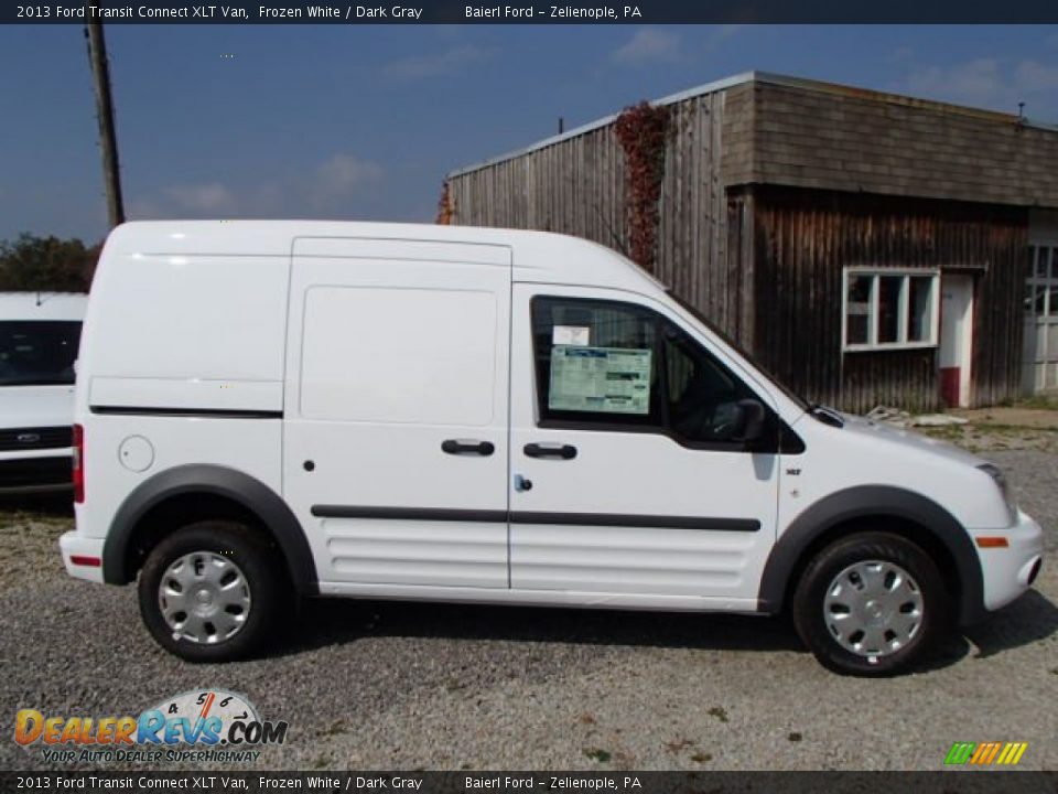 2013 Ford Transit Connect XLT Van Frozen White / Dark Gray Photo #1