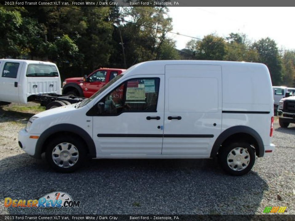 2013 Ford Transit Connect XLT Van Frozen White / Dark Gray Photo #5