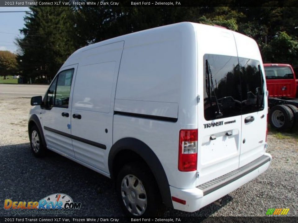 2013 Ford Transit Connect XLT Van Frozen White / Dark Gray Photo #6