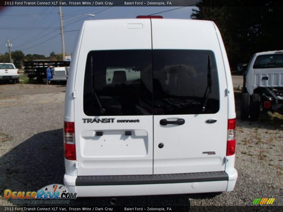 2013 Ford Transit Connect XLT Van Frozen White / Dark Gray Photo #7