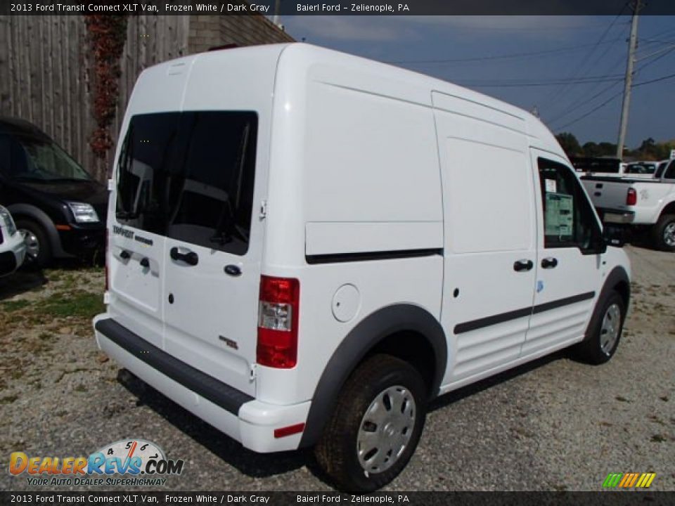 2013 Ford Transit Connect XLT Van Frozen White / Dark Gray Photo #8