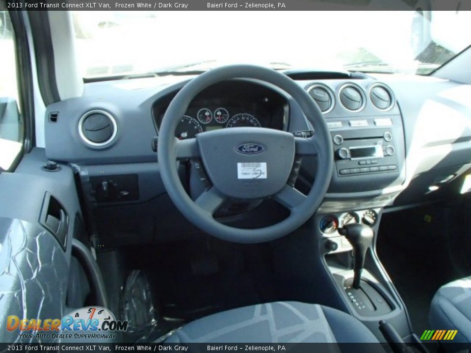 2013 Ford Transit Connect XLT Van Frozen White / Dark Gray Photo #12
