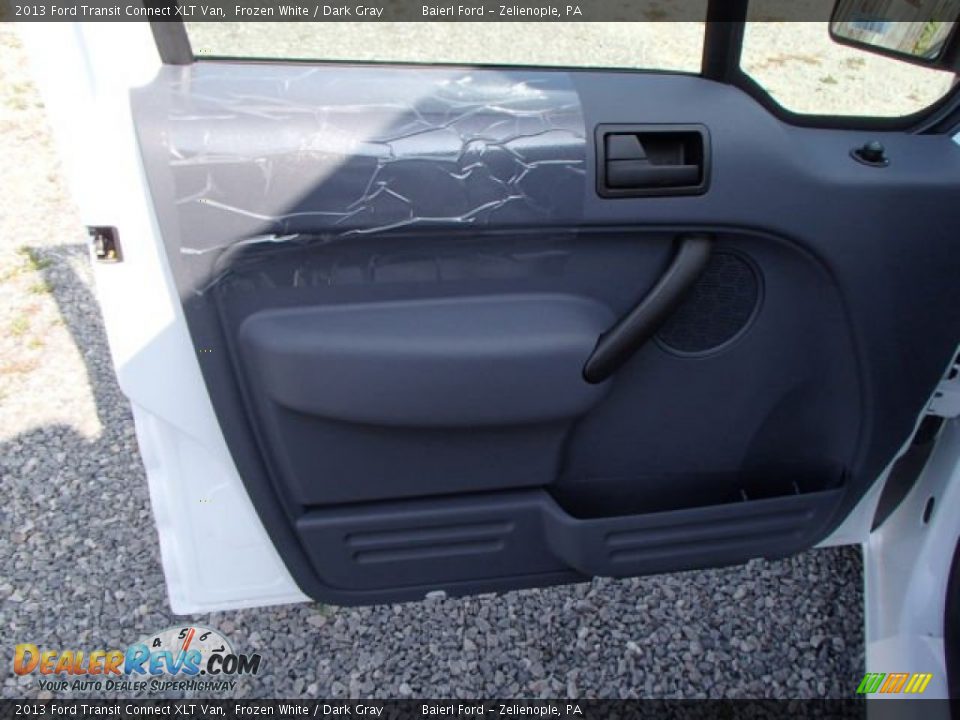 2013 Ford Transit Connect XLT Van Frozen White / Dark Gray Photo #14