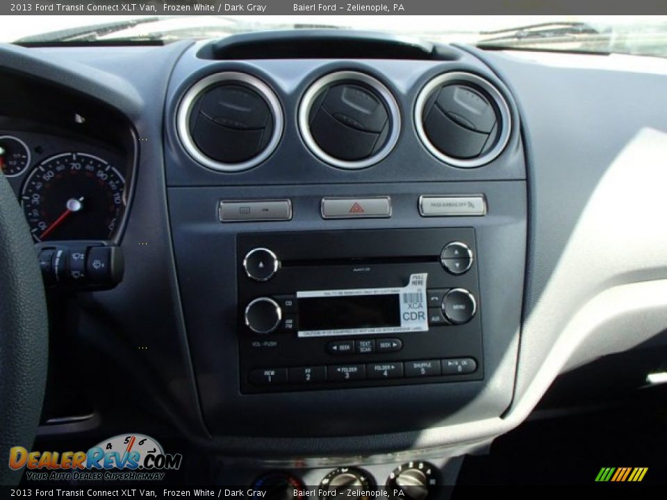 2013 Ford Transit Connect XLT Van Frozen White / Dark Gray Photo #15