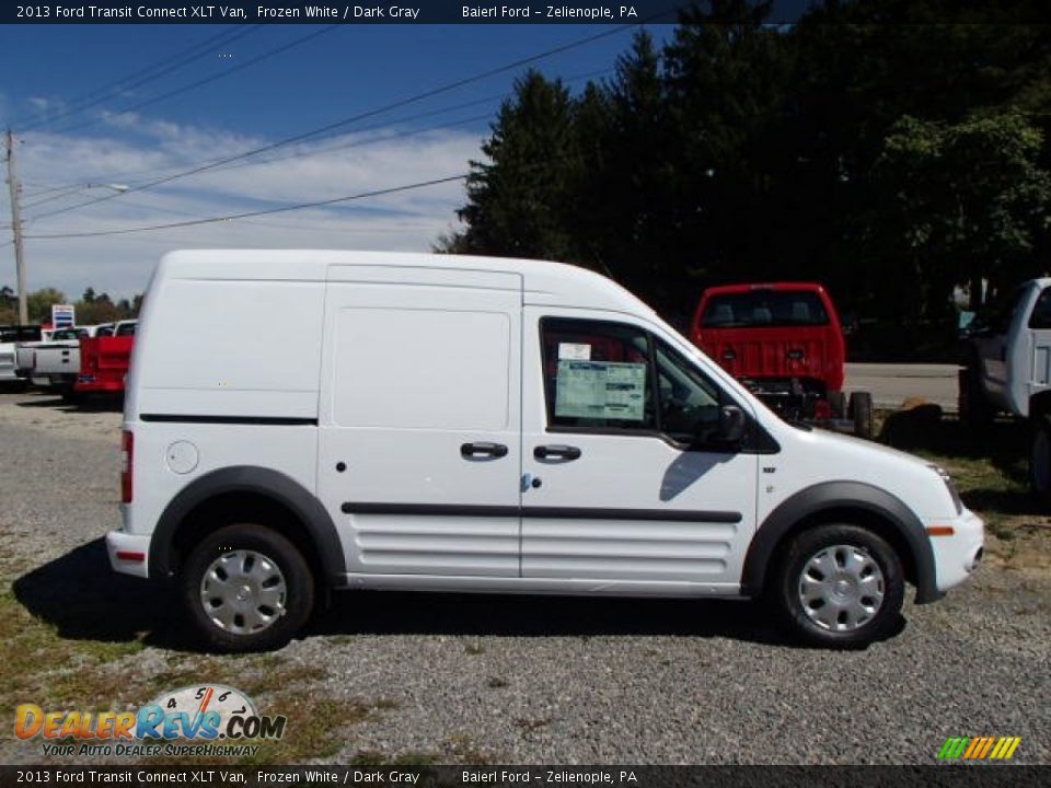 2013 Ford Transit Connect XLT Van Frozen White / Dark Gray Photo #1