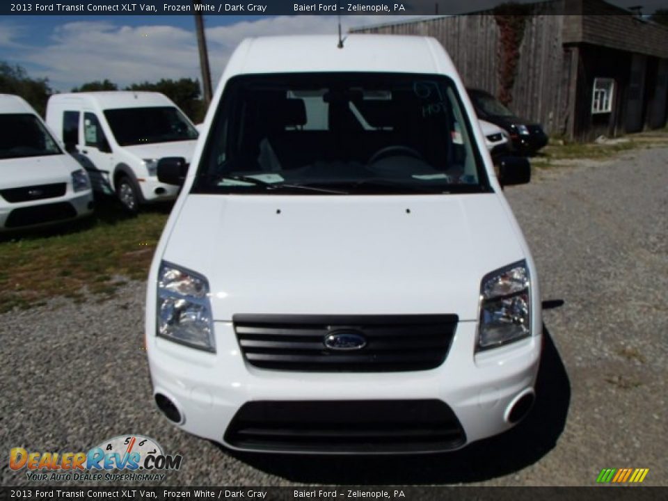 2013 Ford Transit Connect XLT Van Frozen White / Dark Gray Photo #3