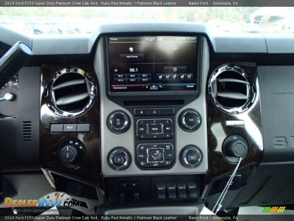 Controls of 2014 Ford F250 Super Duty Platinum Crew Cab 4x4 Photo #15