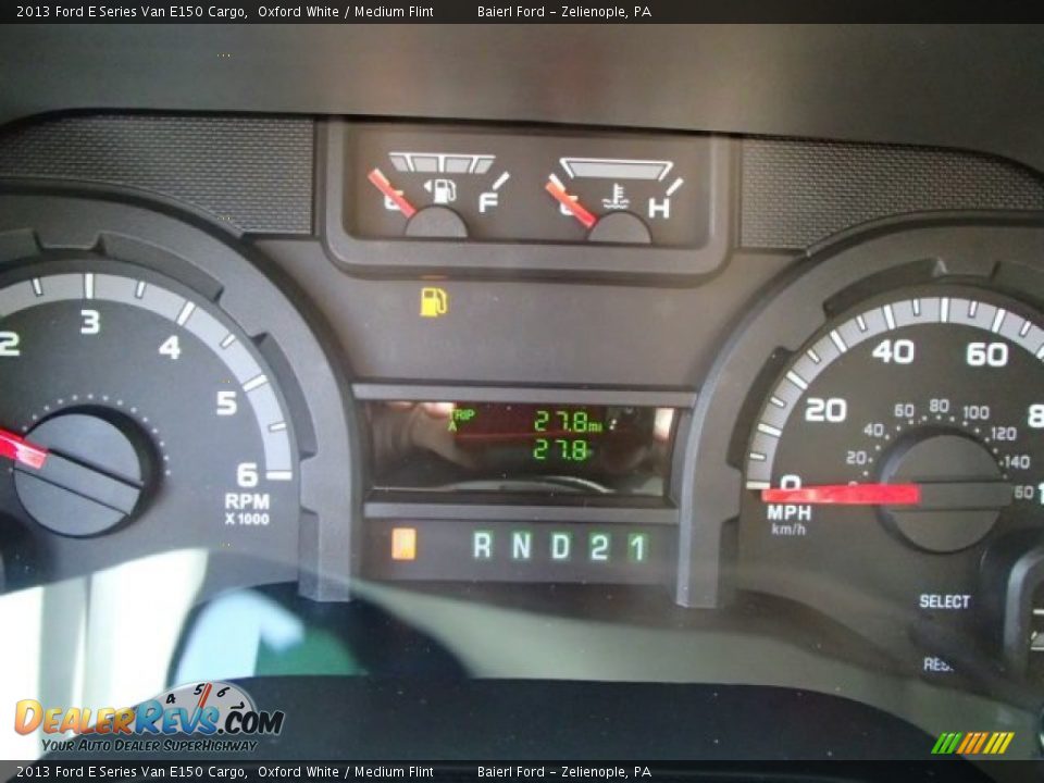 2013 Ford E Series Van E150 Cargo Oxford White / Medium Flint Photo #19