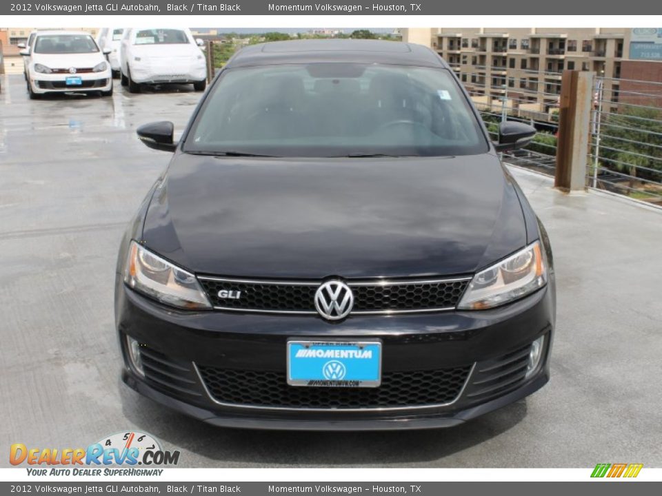 2012 Volkswagen Jetta GLI Autobahn Black / Titan Black Photo #2